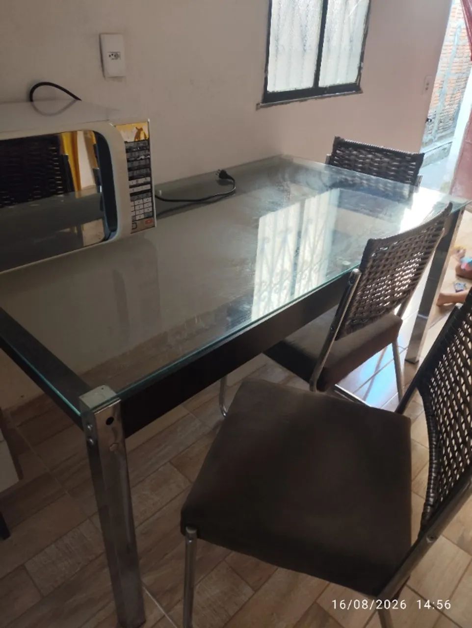 Mesa de vidro 