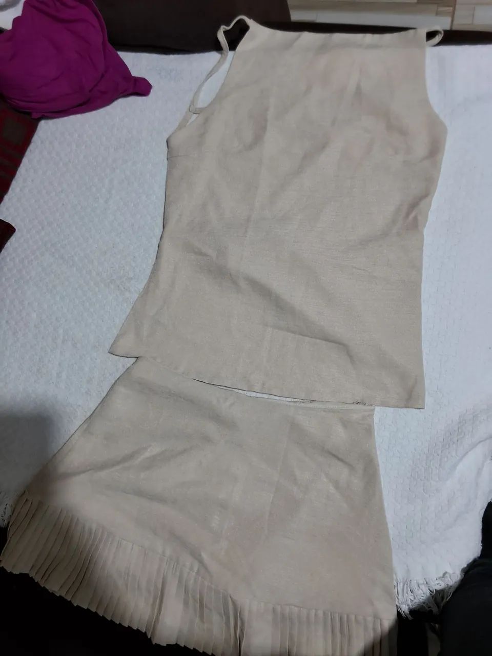 Conjunto bege 36 da shein