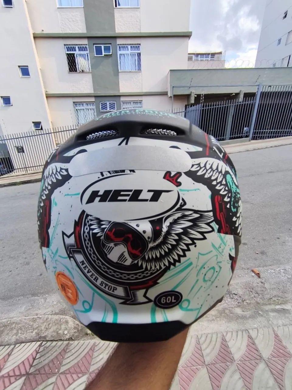 Capacete Cross Vison Glass Dusty MEGA BARATO! - Foto 2