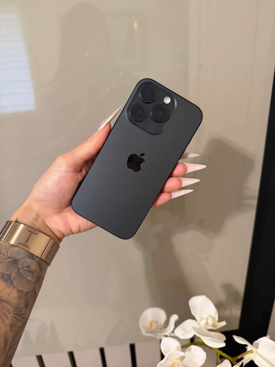 iPhone 15 Pro 128GB Preto IMPECÁVEL 