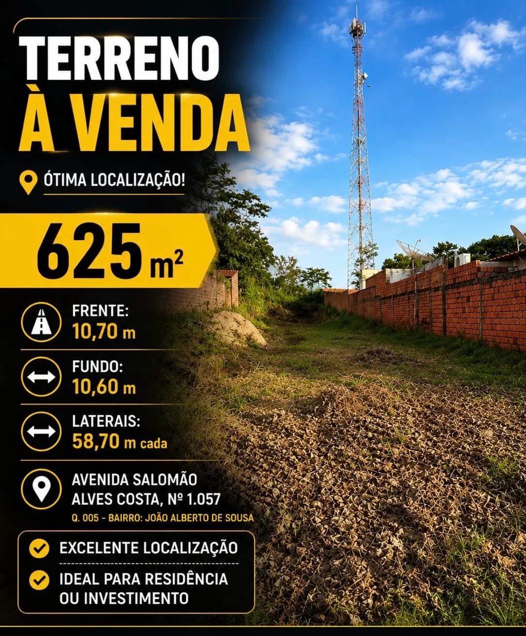 Vendo Esse Terreno 