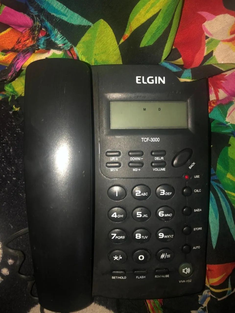 Telefone fixo com identificador de chamadas Elgin - Foto 2