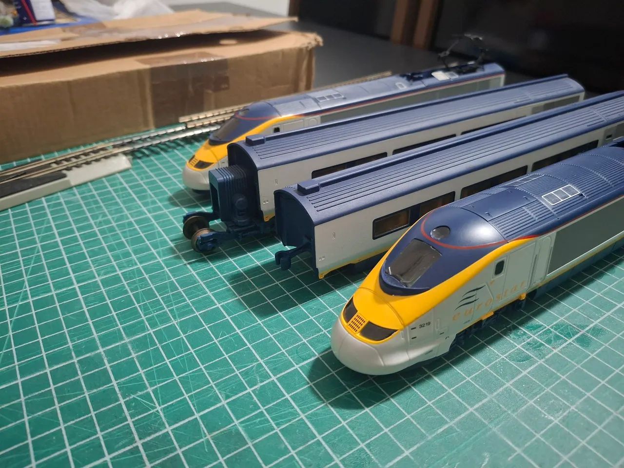 Conjunto Trem Eurostar escala OO