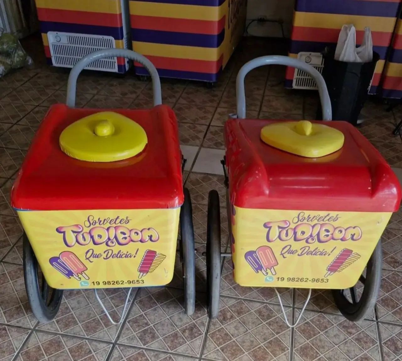 2 Carrinhos de sorvete  - Foto 3