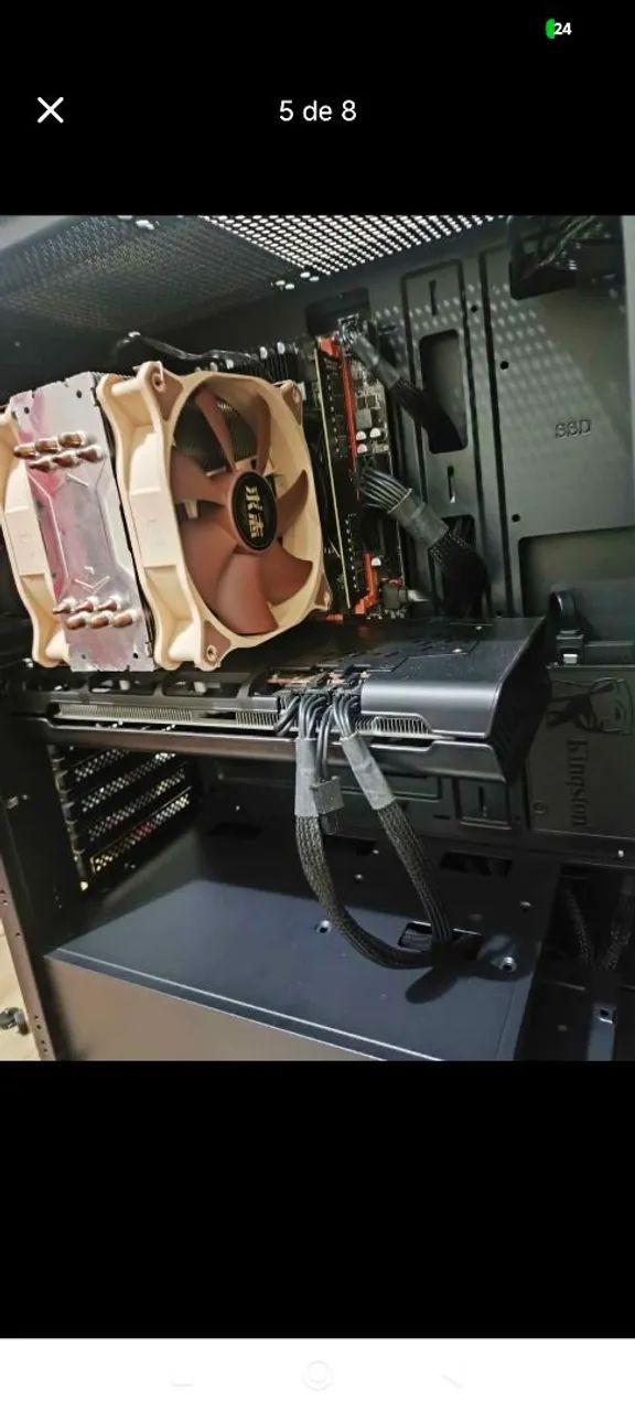 Computador gamer Xeon, ótimo para jogos leves e multitarefas. - Foto 5