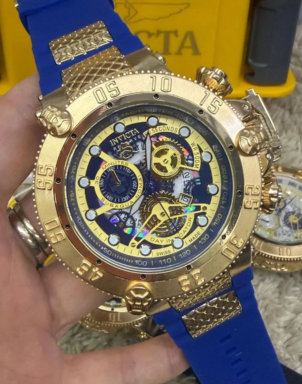 Relógio Invicta Subaqua Noma Reserve Masculino - Foto 4