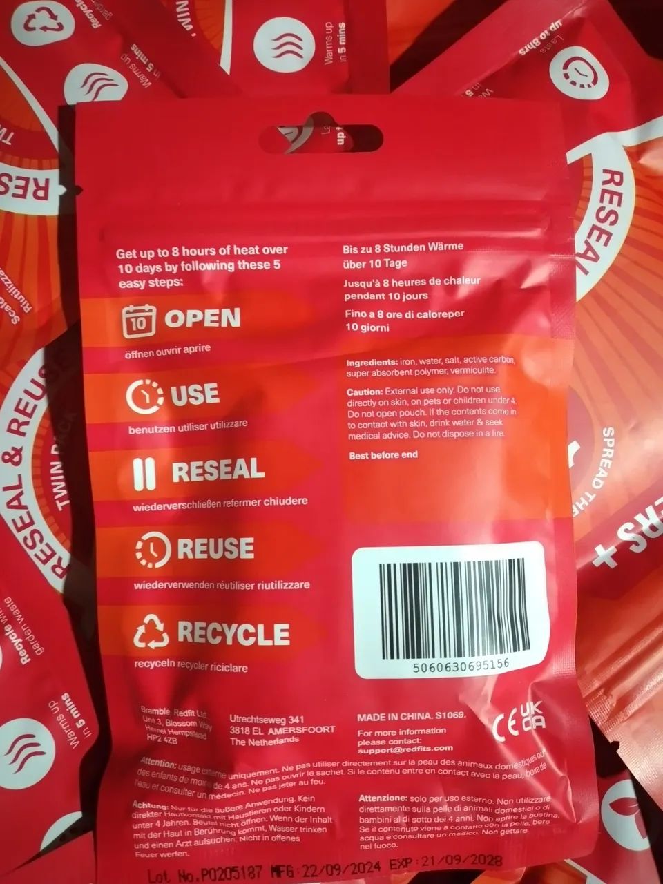 Kit com 28 hand warmers - Foto 3