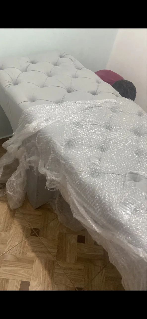 Maca de veludo cinza estética - Foto 2