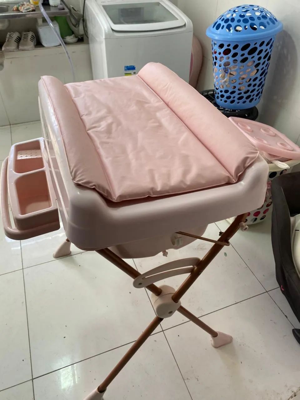 Banheira com trocador