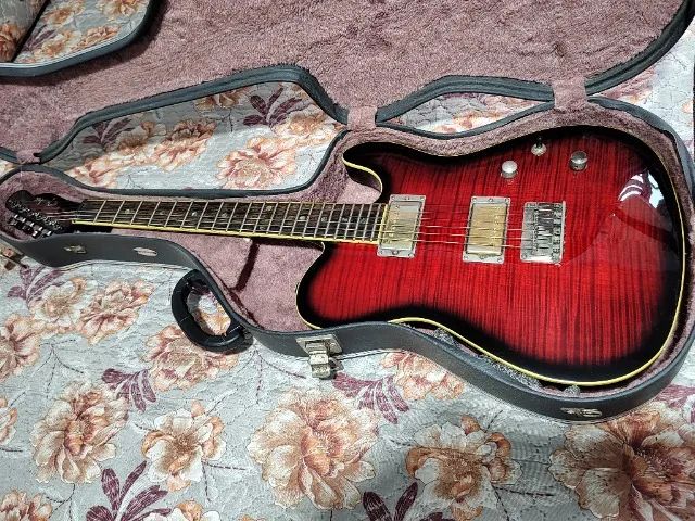 Fender Custom FMT black Cherry com case - Foto 2