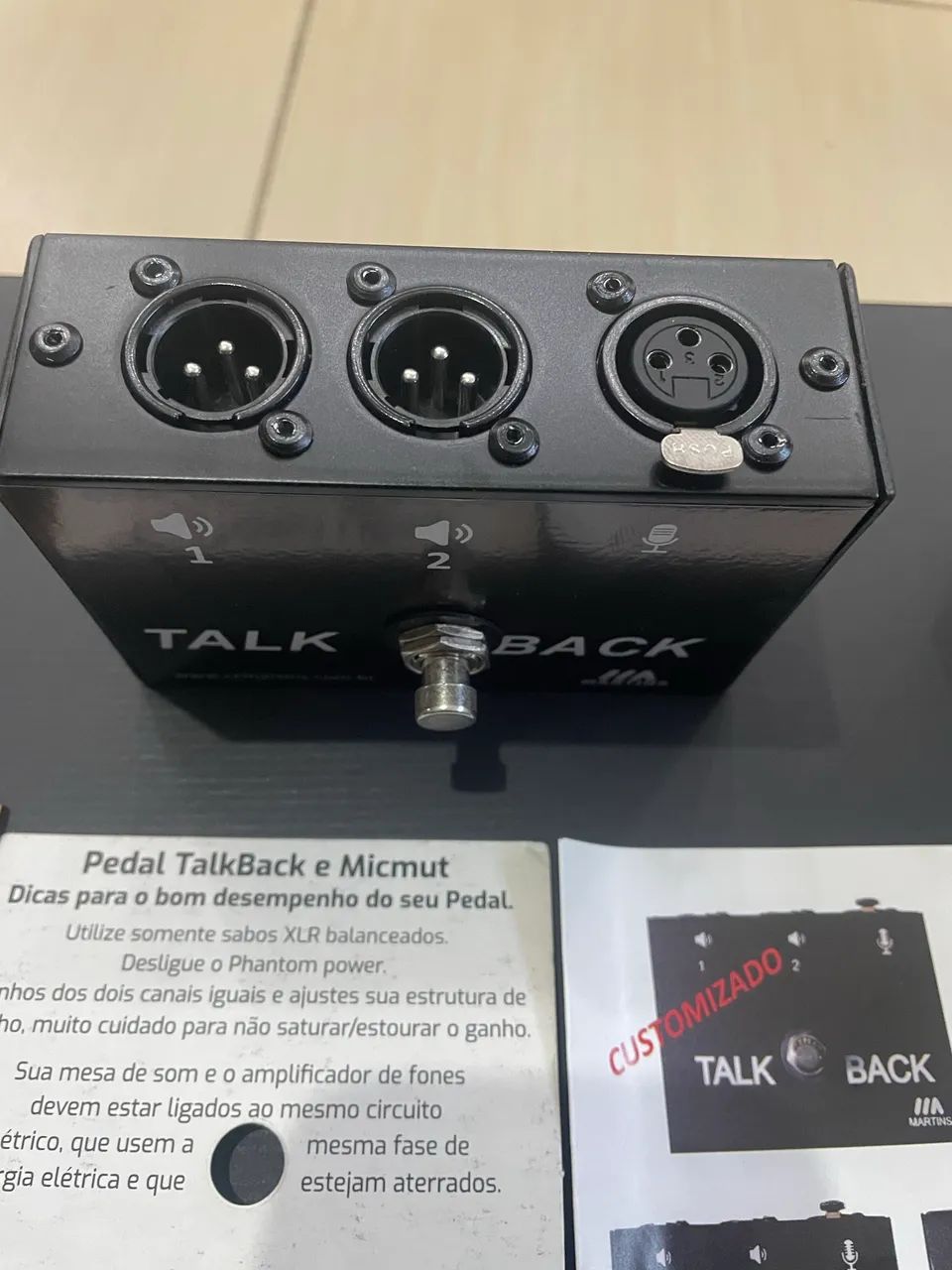Pedal talkback NOVO / NUNCA USADO  - Foto 3