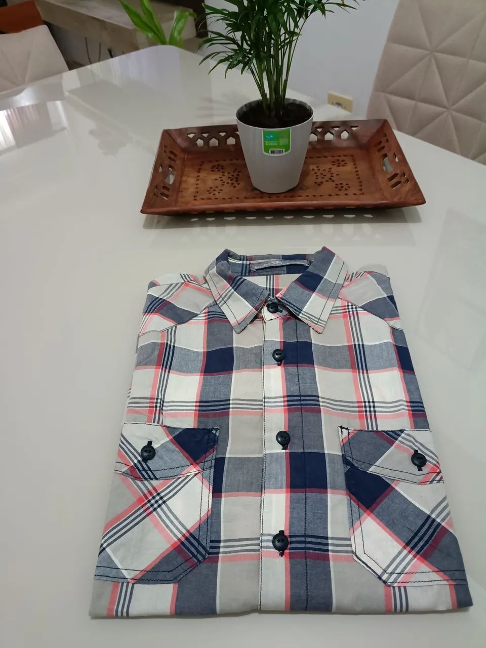 CAMISA XADREZ HERING MANGA CURTA 