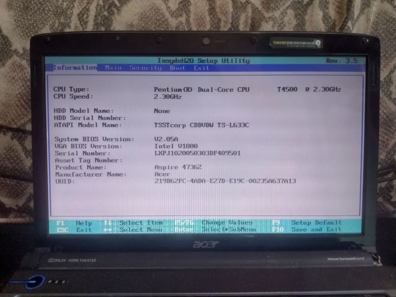 Notebook Acer 4736z - Foto 3