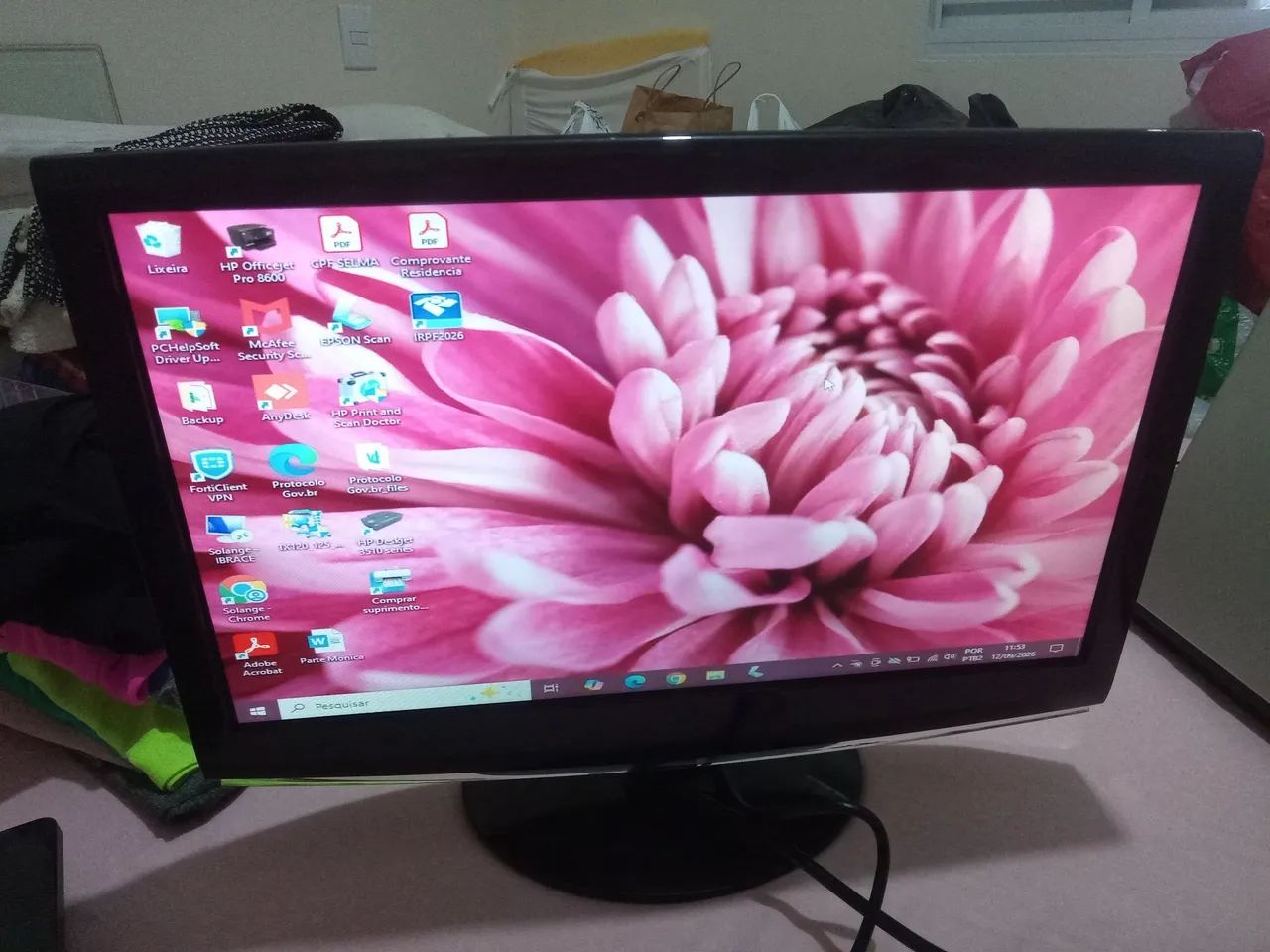 Monitor TFT LCD 18.5 Polegadas - Perfeito Estado 