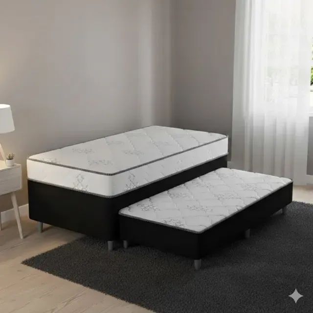 Cama Box Solteiro com Auxiliar pagamento na entrega 