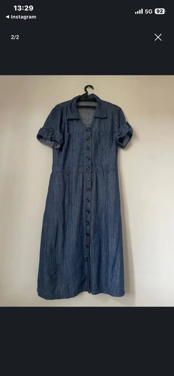 Kit 3 Vestidos Jeans - Foto 3