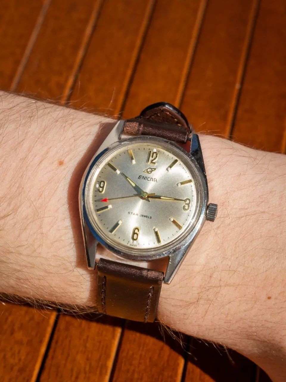 Relógio Enicar 1960 Star Jewels Automatic - Foto 4