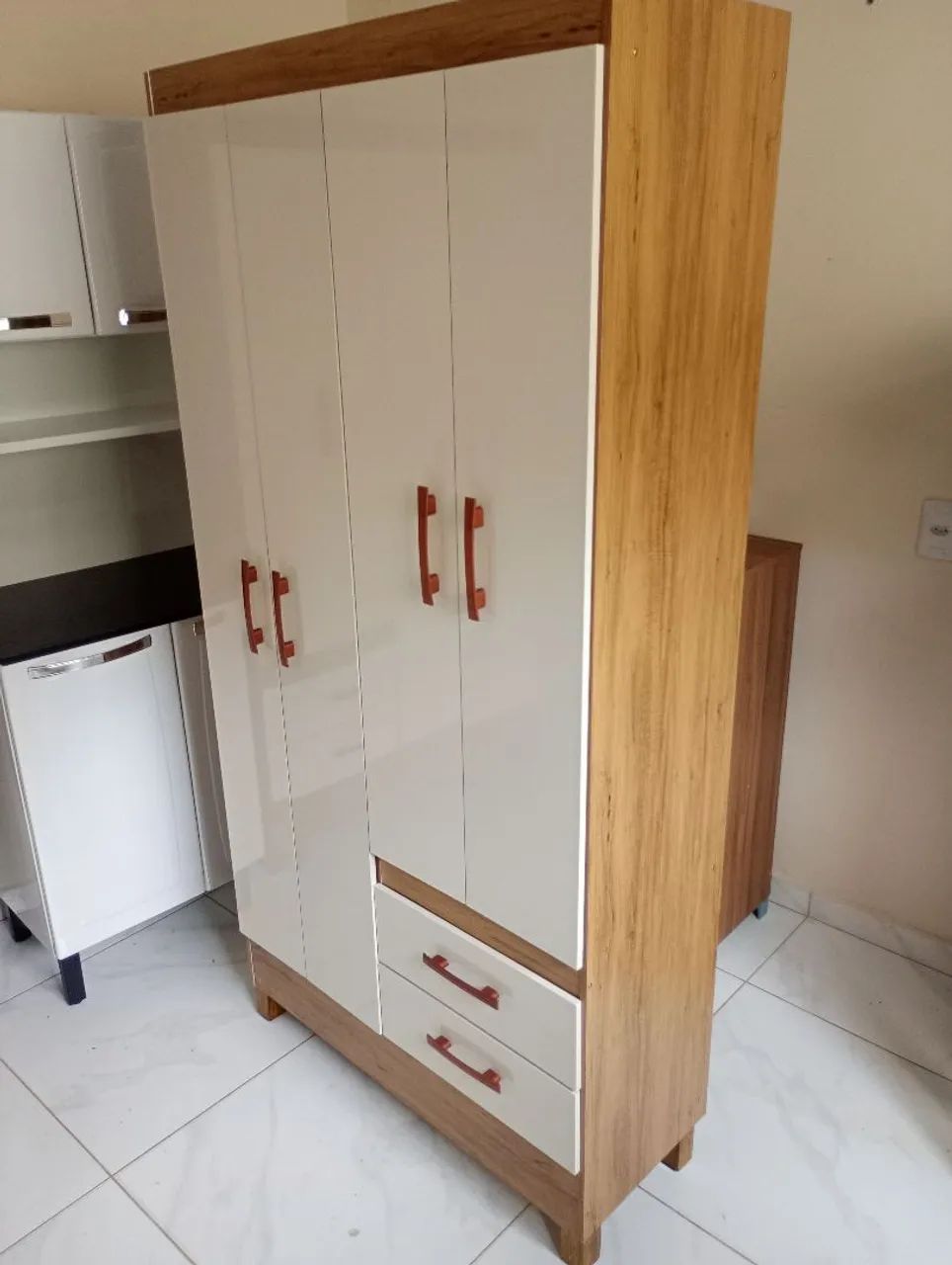 Guarda roupa novo, entrega e montagem rápida  - Foto 3