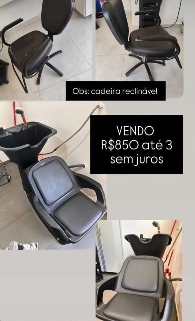 Vendo lavatório e cadeira - Foto 2