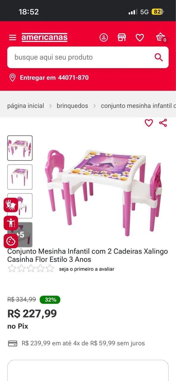 Mesa infantil 2 cadeiras  - Foto 2