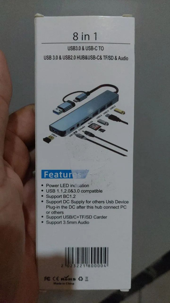 HUB USB-C ADAPTADOR 8 EM 1  - Foto 2