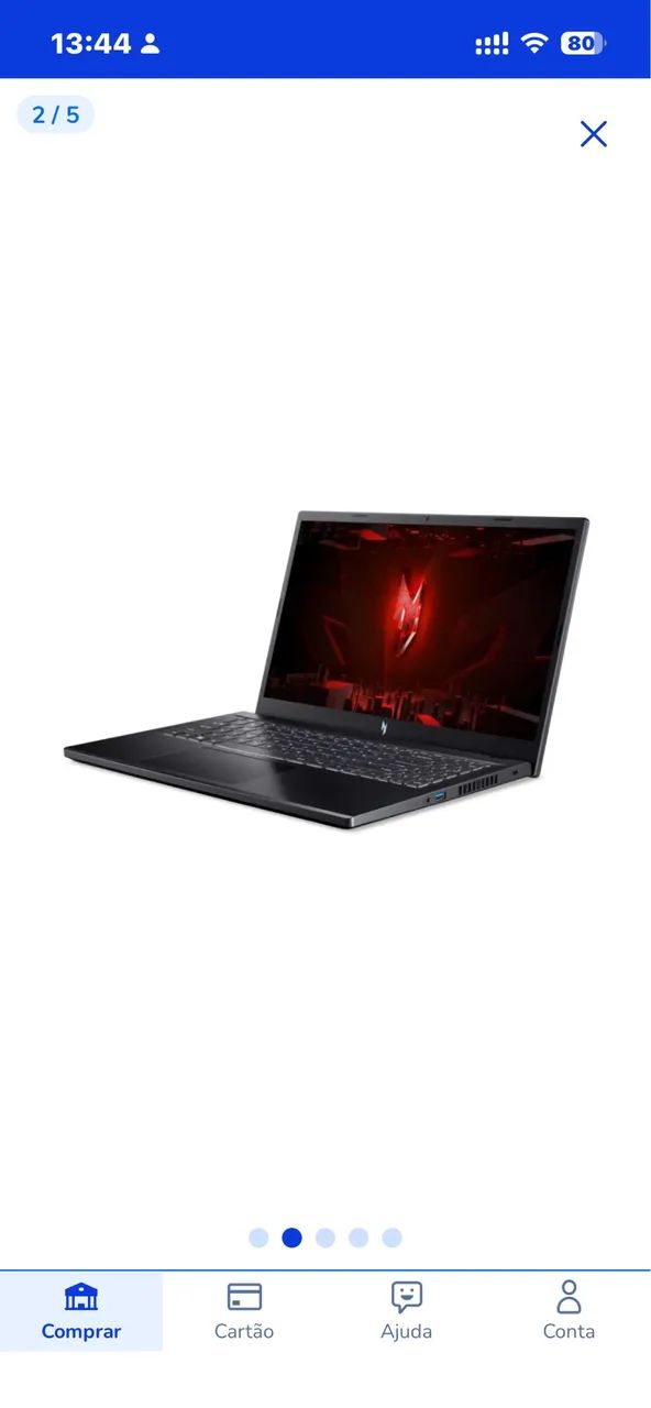 Vendo notebook gamer Acer Nitro 5  - Foto 2