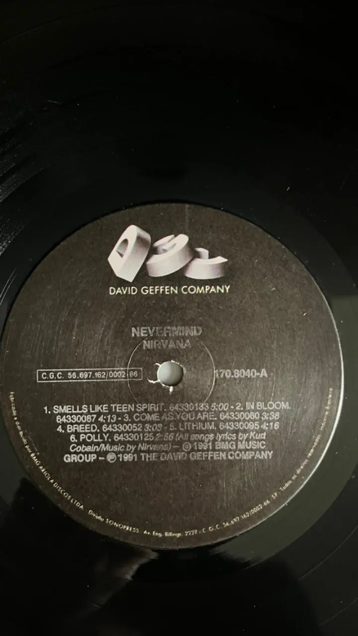 LP VINIL Nirvana Nevermind (1991) - Foto 4