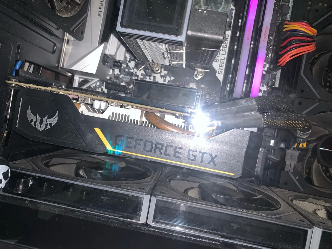 1660super Asus Tuf (aceito troca com volta de valor) - Foto 2