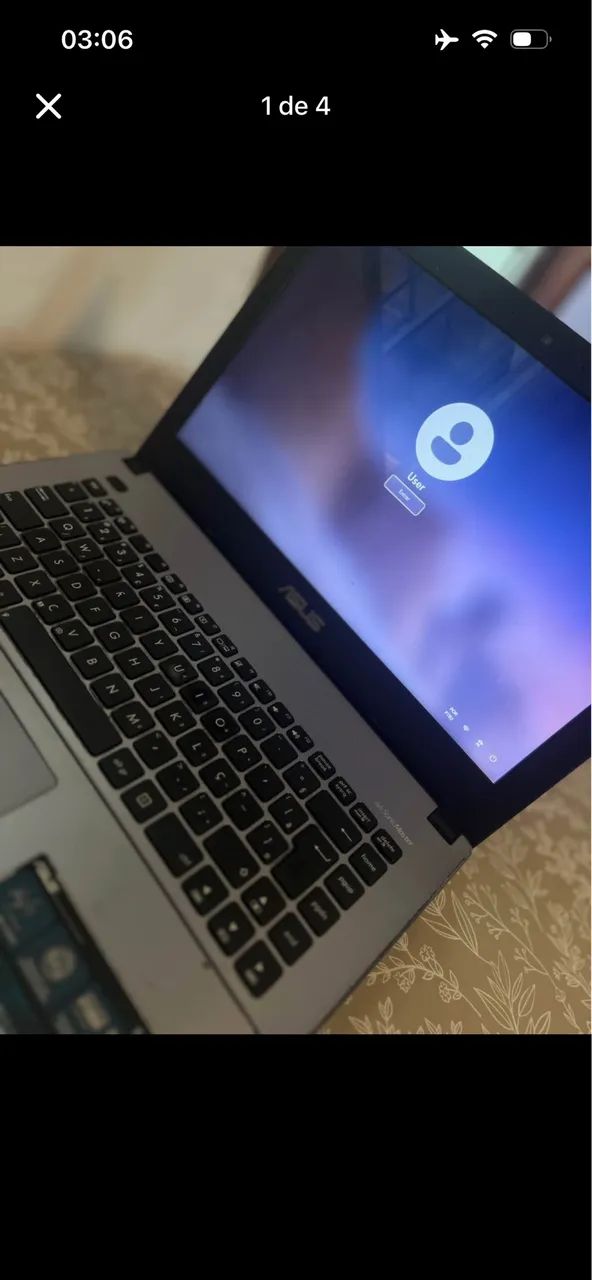 Notbook Asus i7 8 RAM 240 SSD - Foto 2