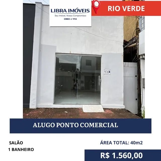 IMOBILIÁRIA LIBRA IMÓVEIS ALUGA PONTO COMERCIAL 