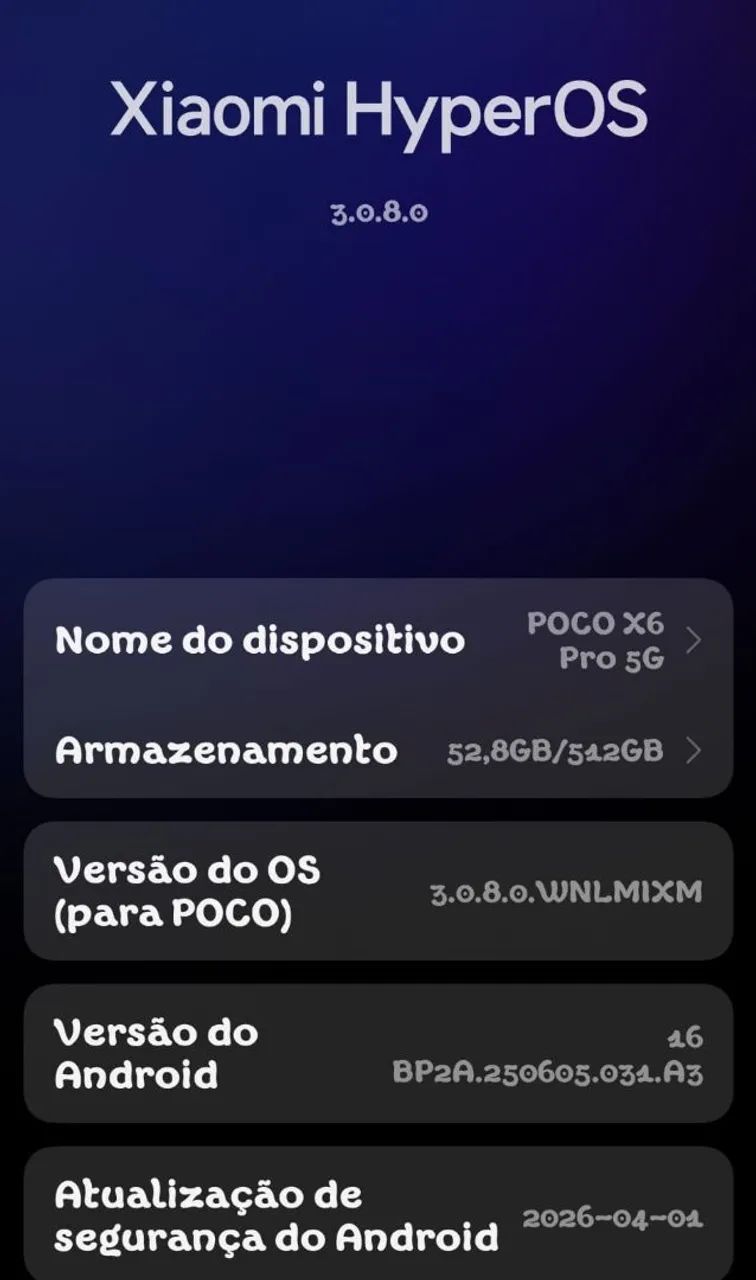 POCO X6 PRÓ 512GB IMPECÁVEL  - Foto 4
