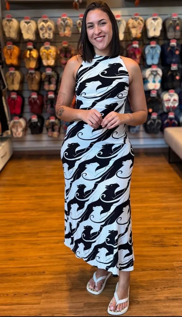 Vestido Farm panteras 