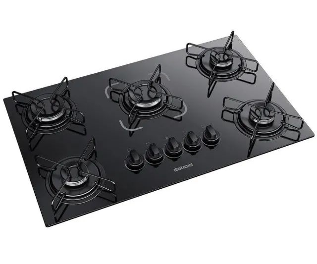 Fogão Cooktop 5 Bocas Essencial Preto Novo - Foto 2
