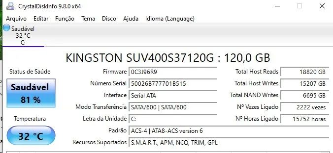 SSD 120GB Kingston - Foto 2