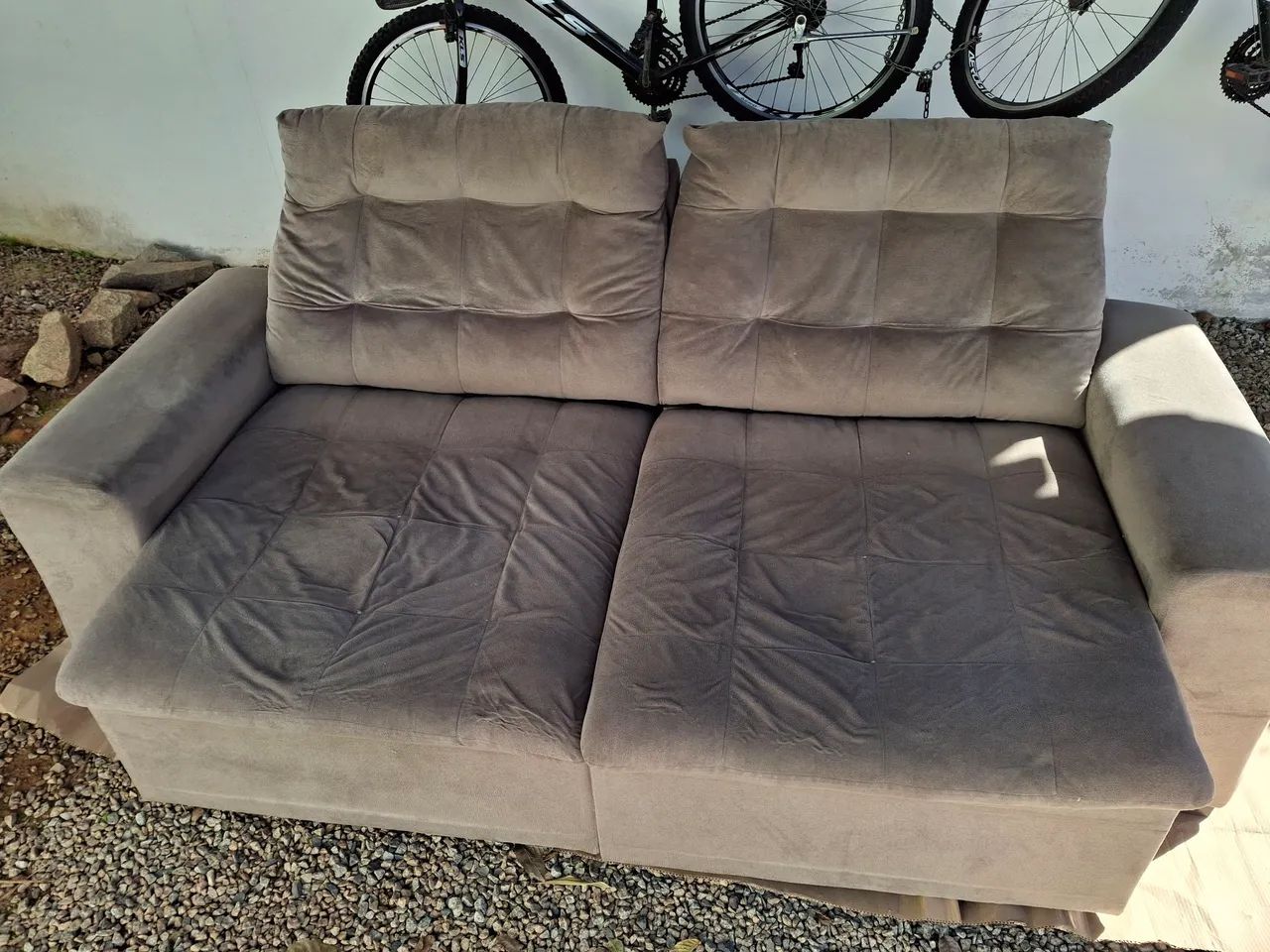 Pra levar hoje!!! Sofa retratil 3 lugares - Foto 2