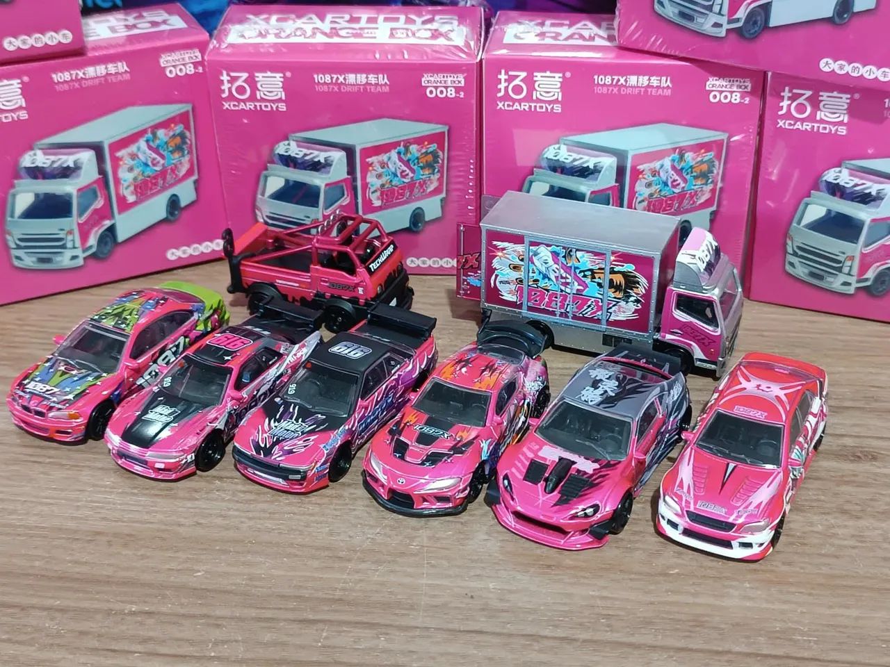 Miniaturas equipe drift box com 8 miniaturas  - Foto 2