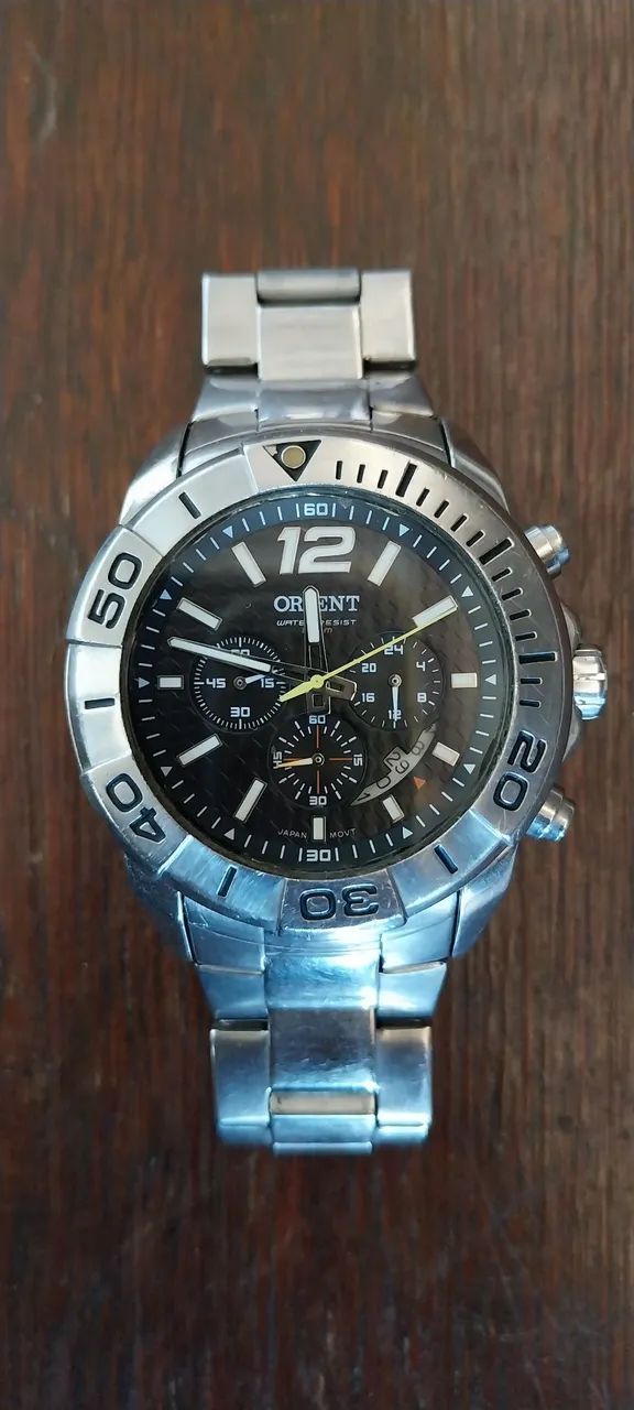 Relógio Orient de procedência e barato.
