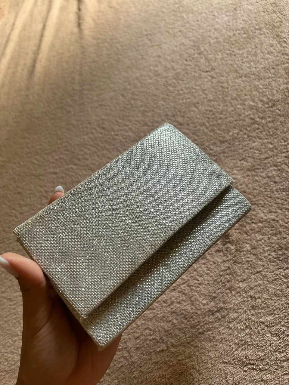 Bolsinha de mão com glitter  - Foto 2