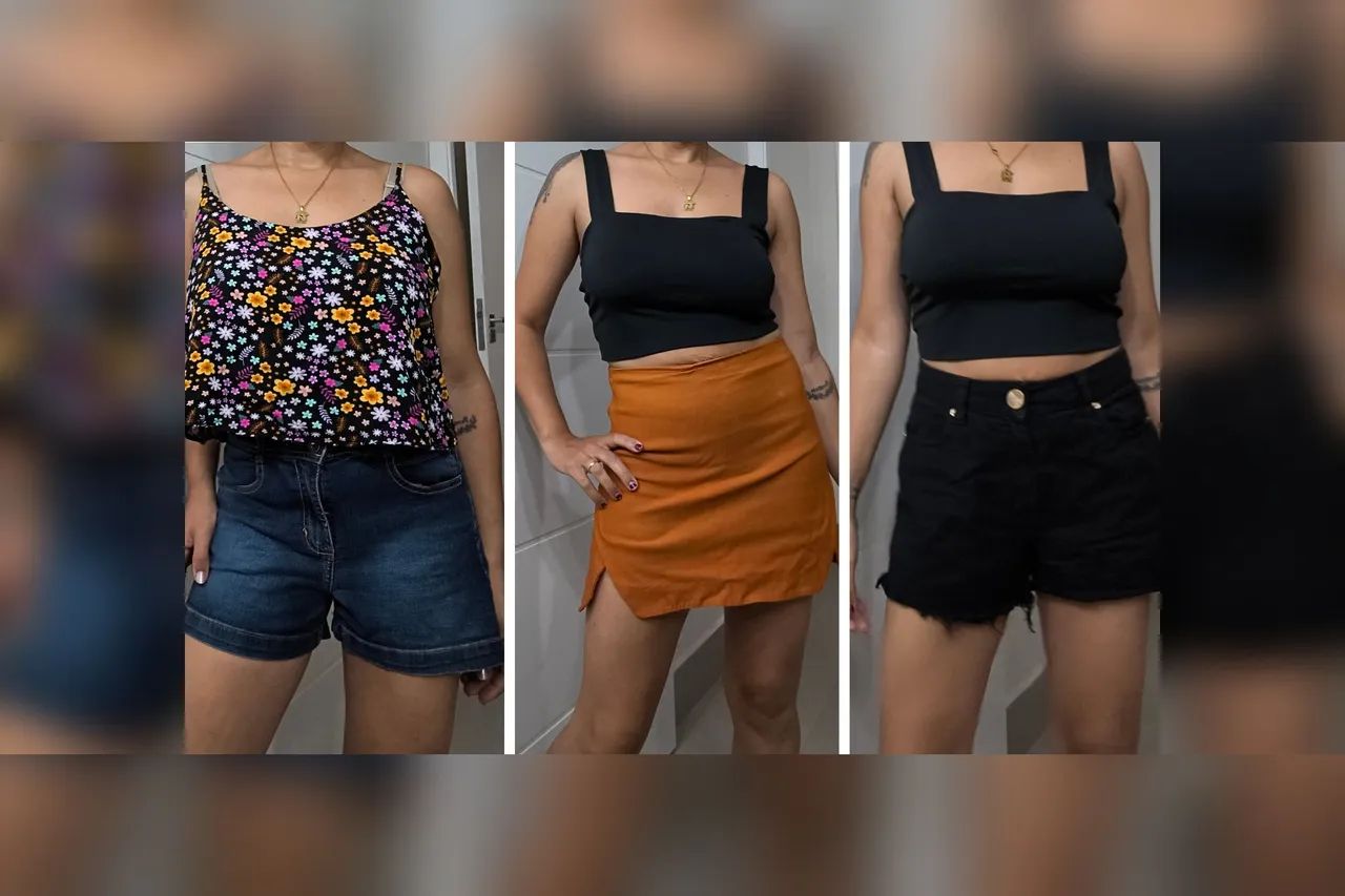 Lote 3 shorts tamanho M 