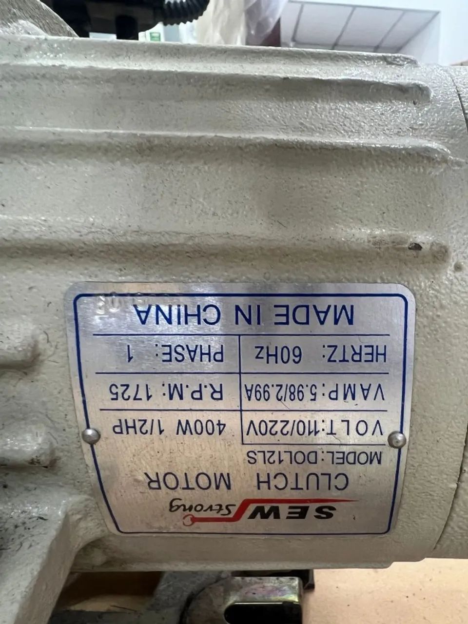 Motor SEW para máquina de costura - usado - perfeito