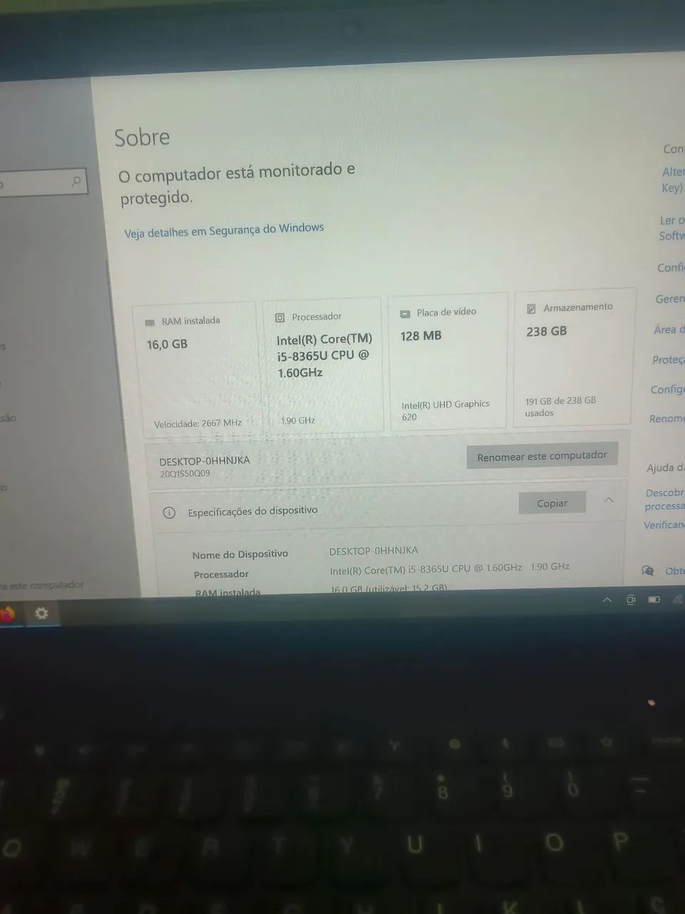 Notebook Lenovo ThinkPad X390 | i5 8ª Gen - Notebooks - Marambaia