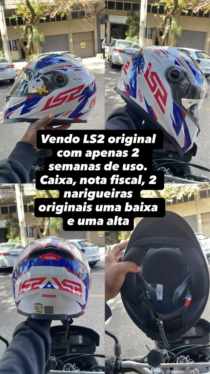 Capacete Ls2 Original novo  - Foto 3