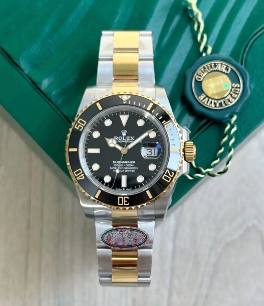 Super clone  rolex submariner TWOTONE 