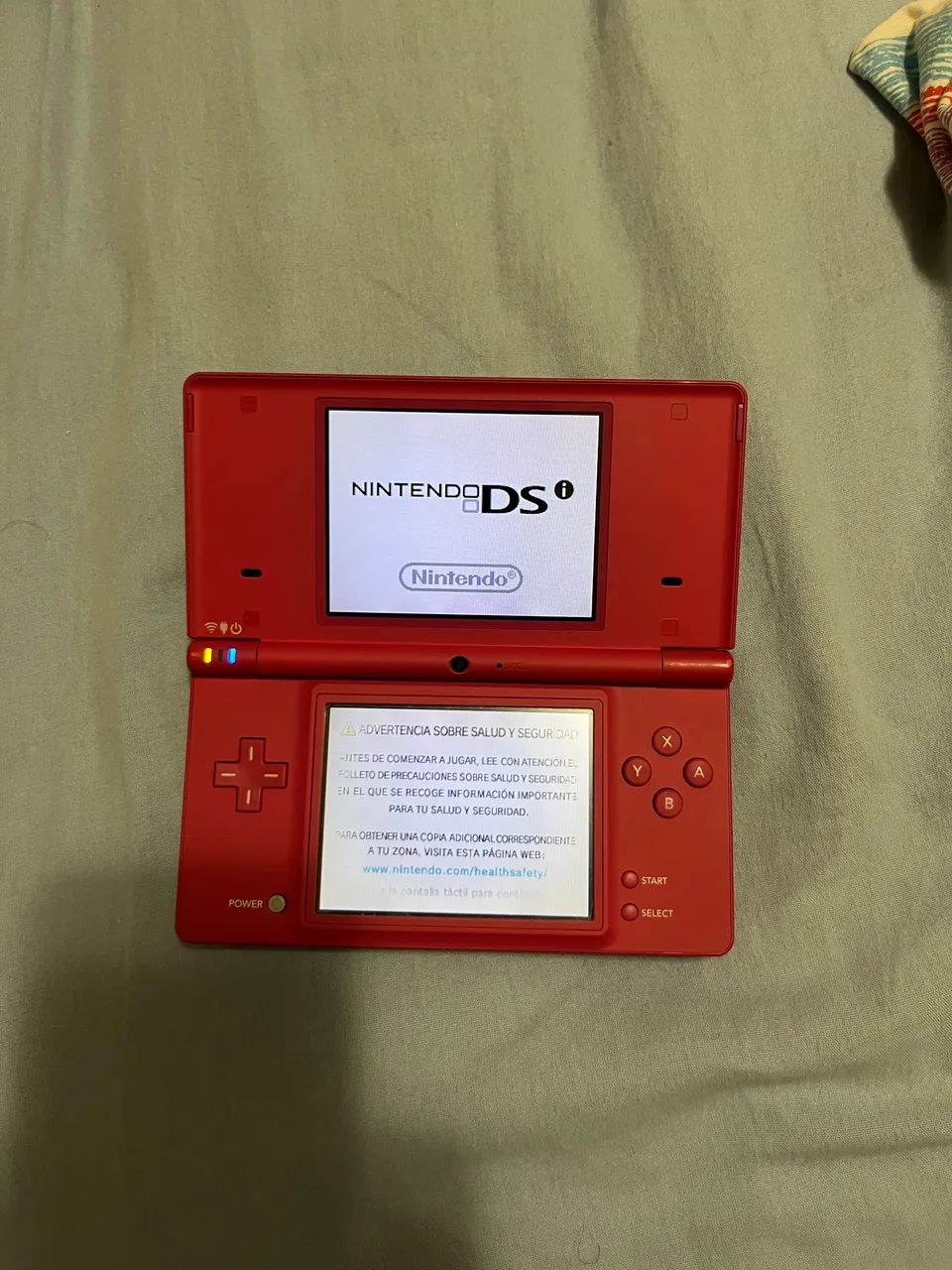 Nintendo DS antigo - Rosa