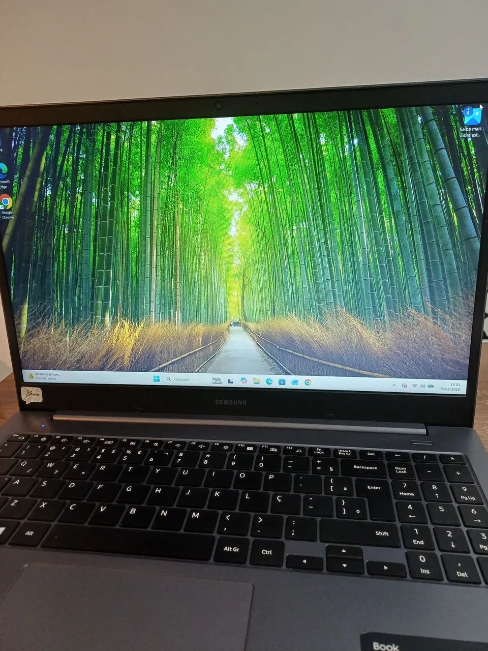 Notebook Samsung Book 550XDA | 8 GB RAM | SSD + HD | Windows 11