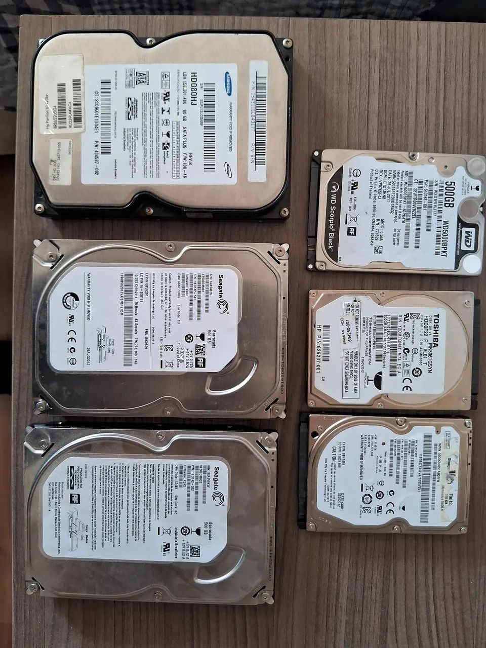 Venda HDs Desktop e Notebook 
