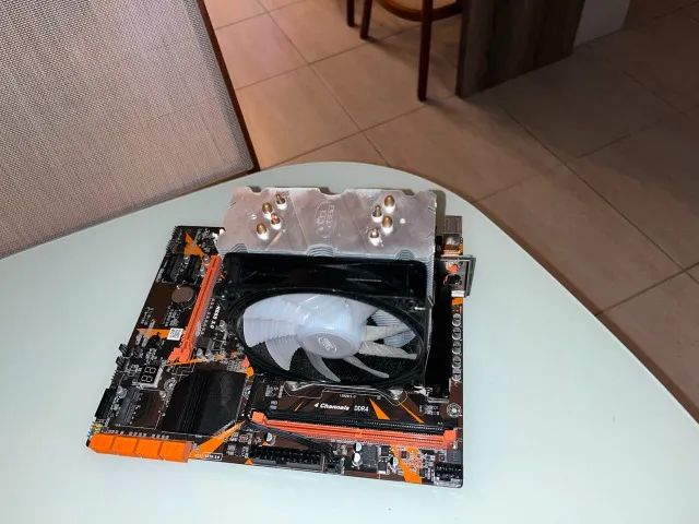 Kit X99 com Xeon e5-2678 v3 e Air cooler já instalados. - Foto 3