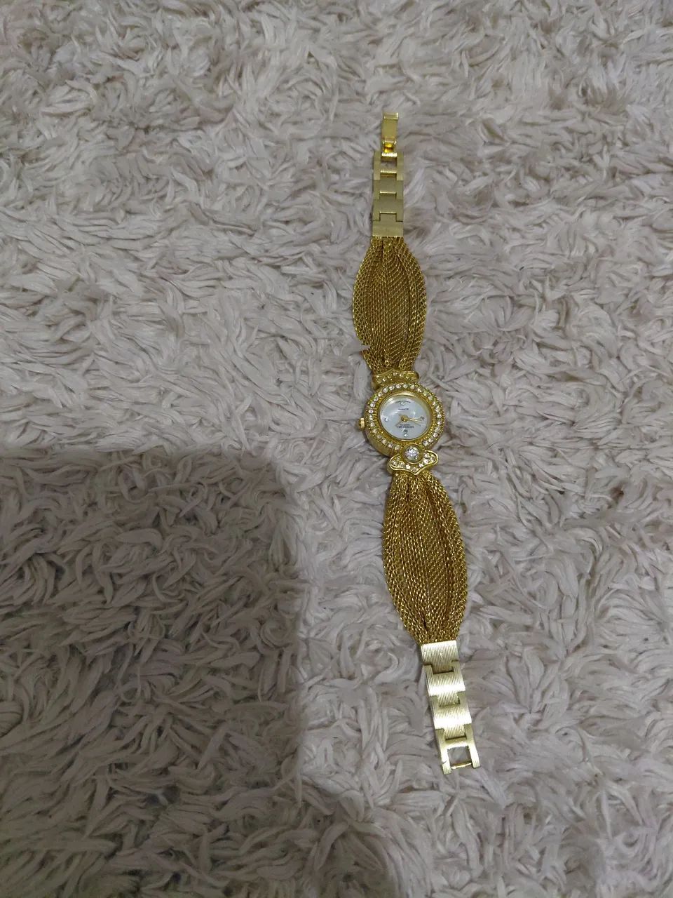 Relógio  analógico raymond weil original  folheado a ouro 