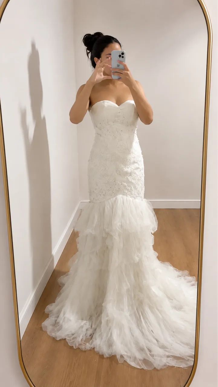 Vestido de noiva sereia  - Foto 3