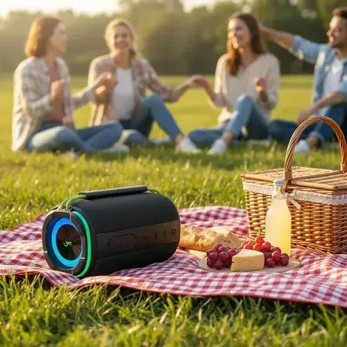 Caixa de Som Bluetooth TWS Get Pop Lite NOVA - Foto 5